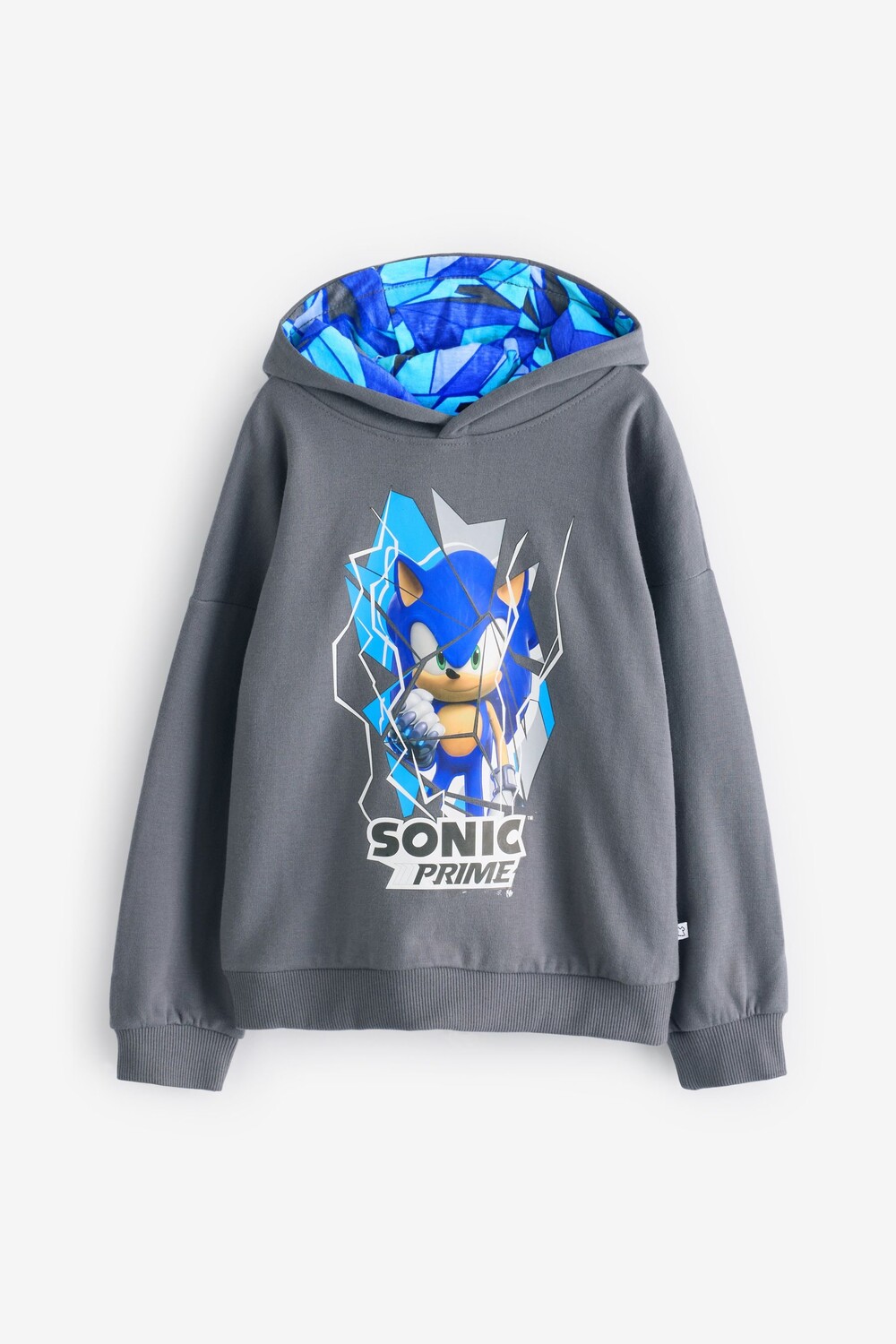 

Толстовка с капюшоном Sonic Prime для мальчиков Brand Threads, серый