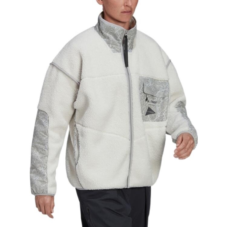 Куртка And Wander X женская серая Adidas — фото 4