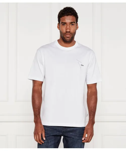 

Футболка te_section Regular fit Boss Orange, белый