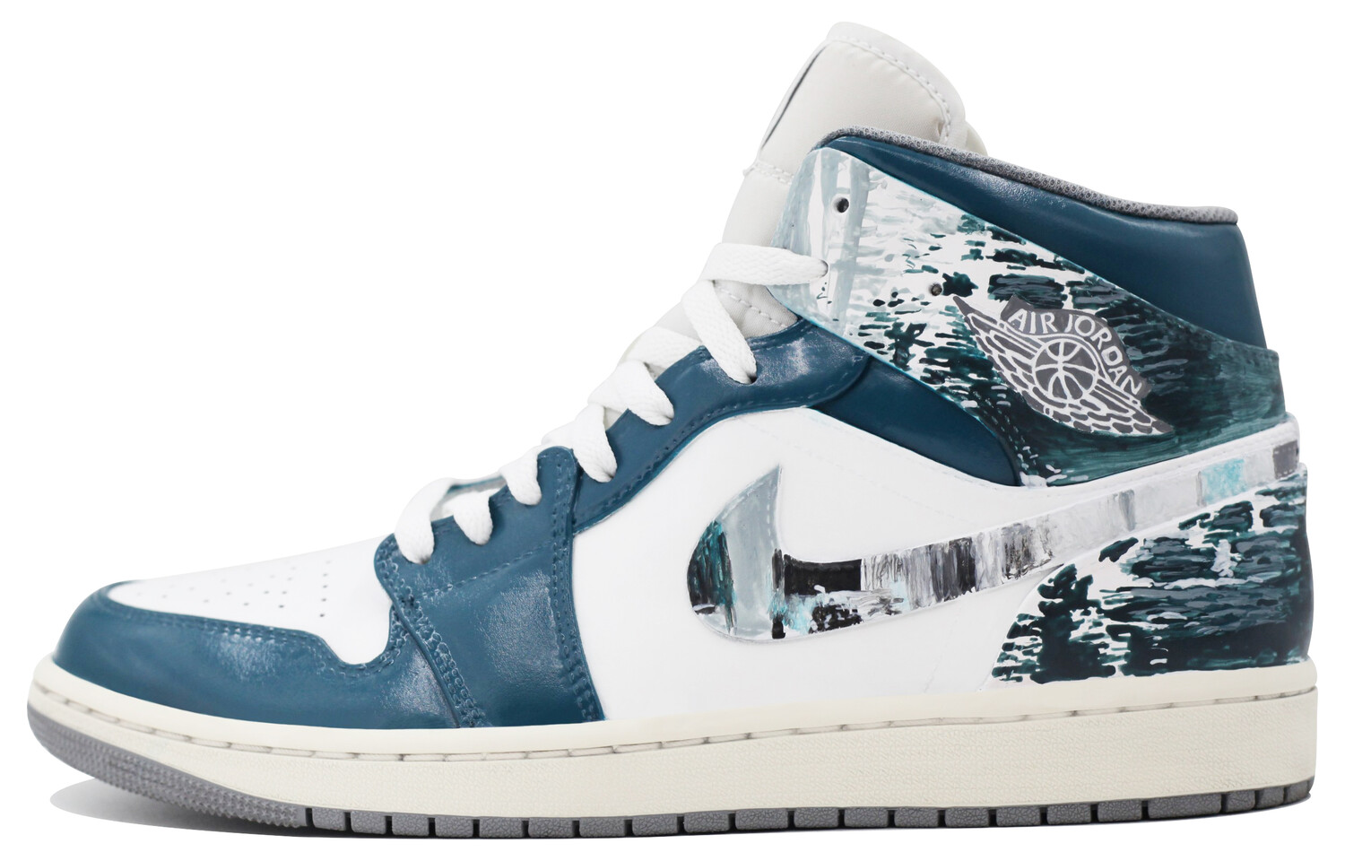 

Баскетбольные кроссовки Air 1 Vintage Men Mid-Top Blue/White Jordan, Белый, Баскетбольные кроссовки Air 1 Vintage Men Mid-Top Blue/White Jordan