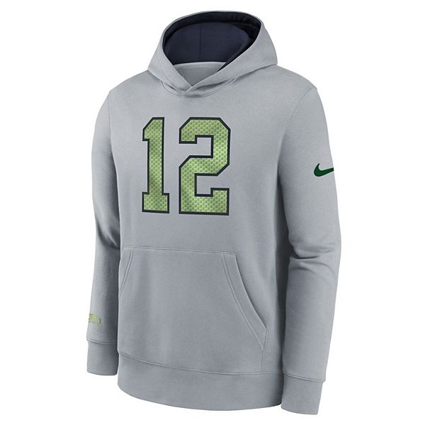 Толстовка Youth wolf gray Seattle Seahawks 2025 rivalries collection club Nike — фото 3
