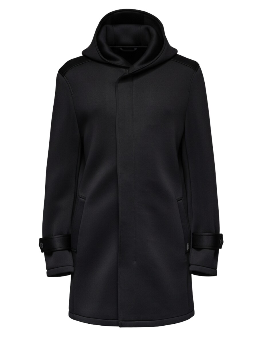 

Пальто межсезонное Ombre OM-COLC-0144, черный