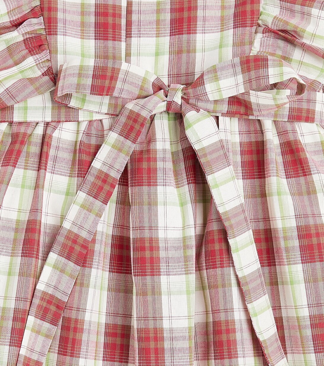 Платье Blanca из хлопковой смеси в клетку La Coqueta, Red Check — фото 3