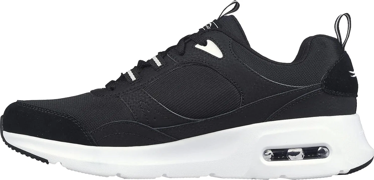 Мужские кроссовки Skechers Skech-Air Court Homegrow, Black Suede Mesh Duraleather Trim — фото 4