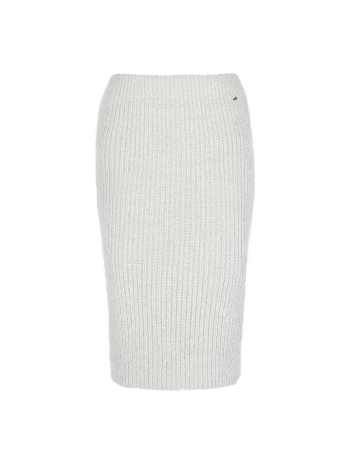 

DreiMaster Женская юбка серого меланжевого цвета