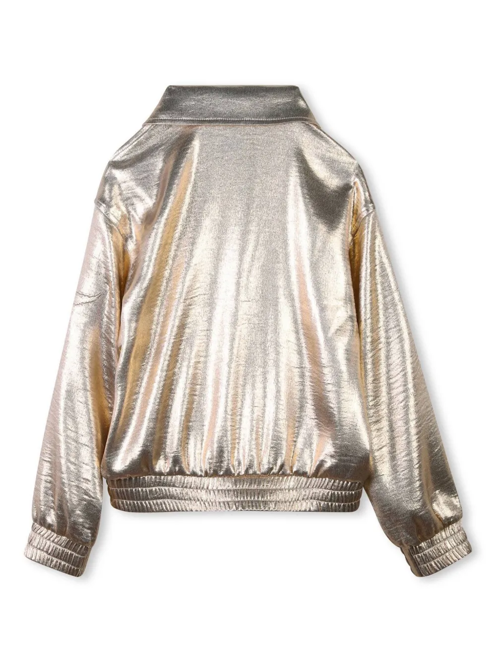 Бомбер на молнии Zadig & Voltaire Kids, золотой — фото 2