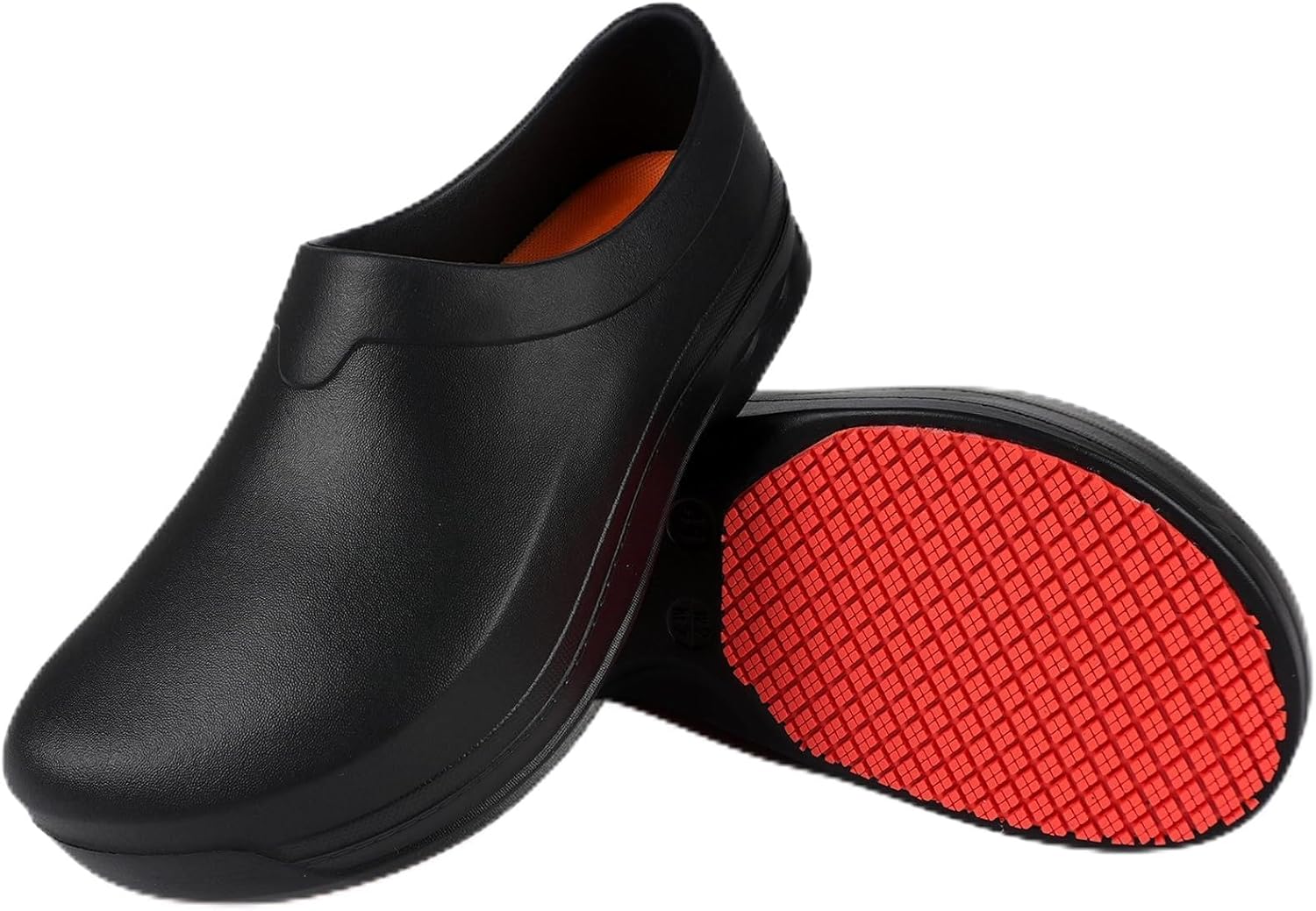 

Мужские черные сабо LIPROFE с противоскользящей подошвой - Профессиональные обувь для шеф-поваров, медсестер и садоводов - Водонепроницаемые, стойкие к маслу, удобные и дышащие - Размер 5-11