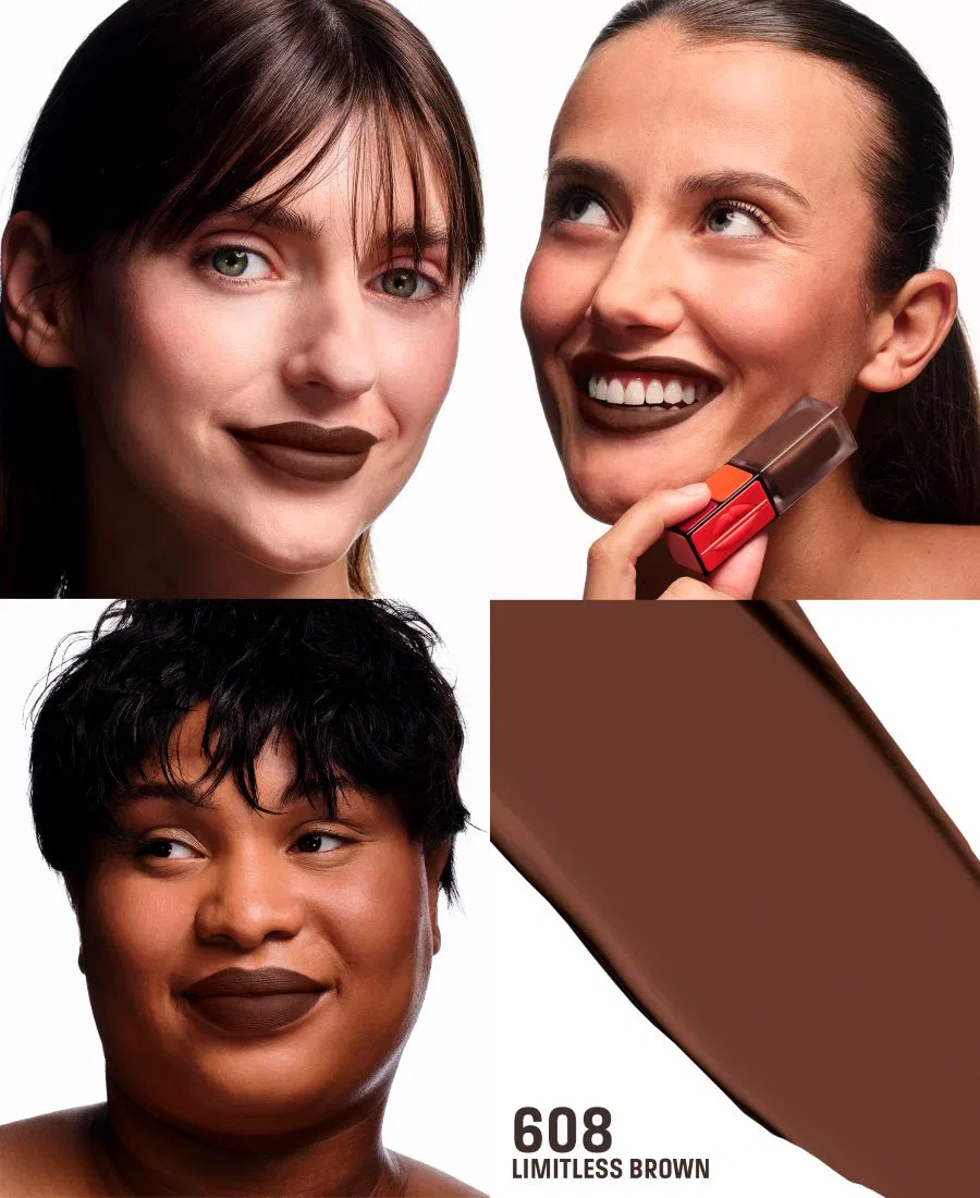 Водостойкие жидкие румяна Artist Liquid Color, 5 г Make Up For Ever, 608 - limitless brown - rich chocolate brown — фото 2