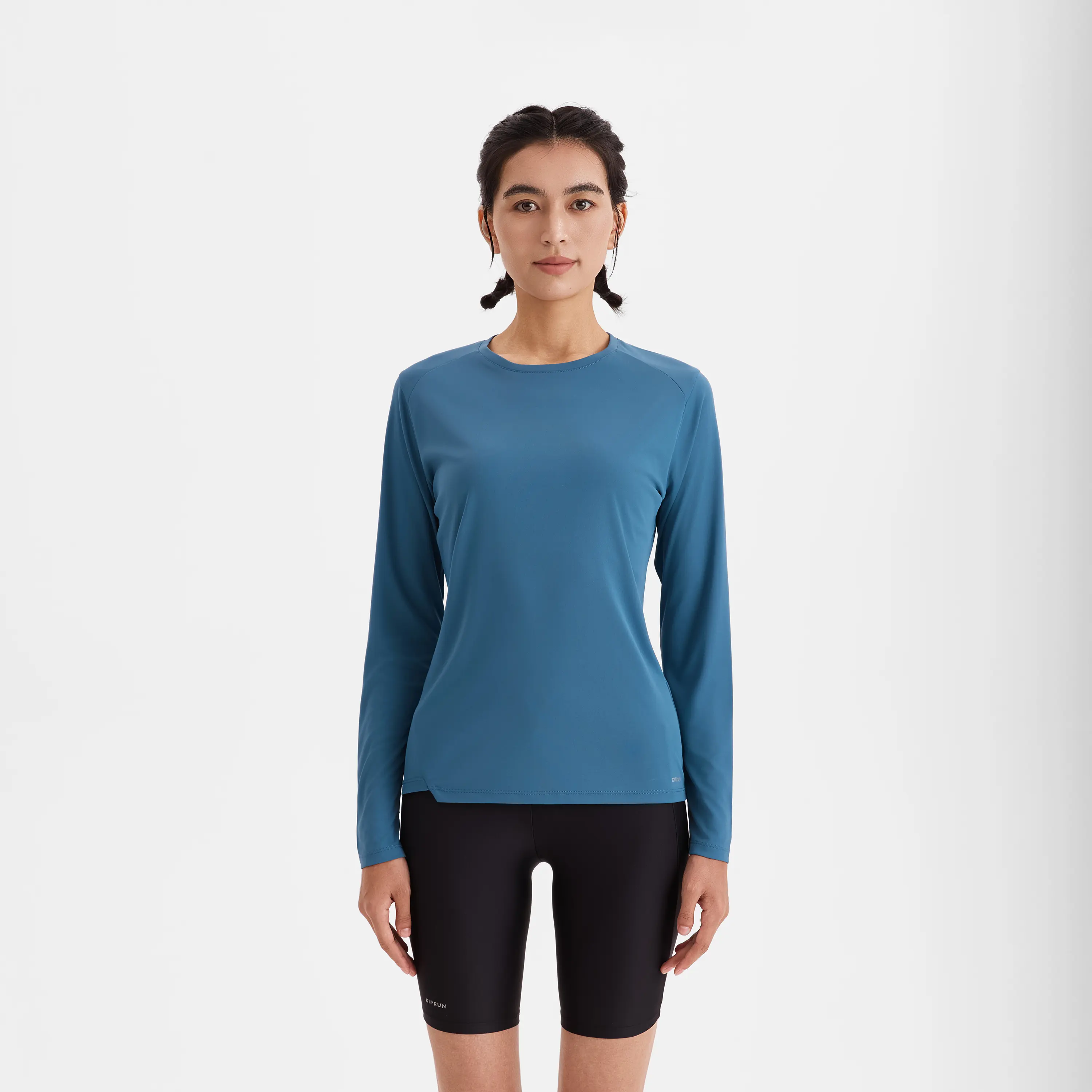 

Женская беговая флисовая футболка с длинным рукавом Kalenji