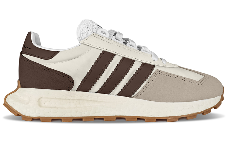 Adidas Originals Ретропи E5 Лоу-топ повседневные беговые кроссовки унисекс бежево-коричневые - тёмно-коричневые, цвет Dark Brown — фото 2