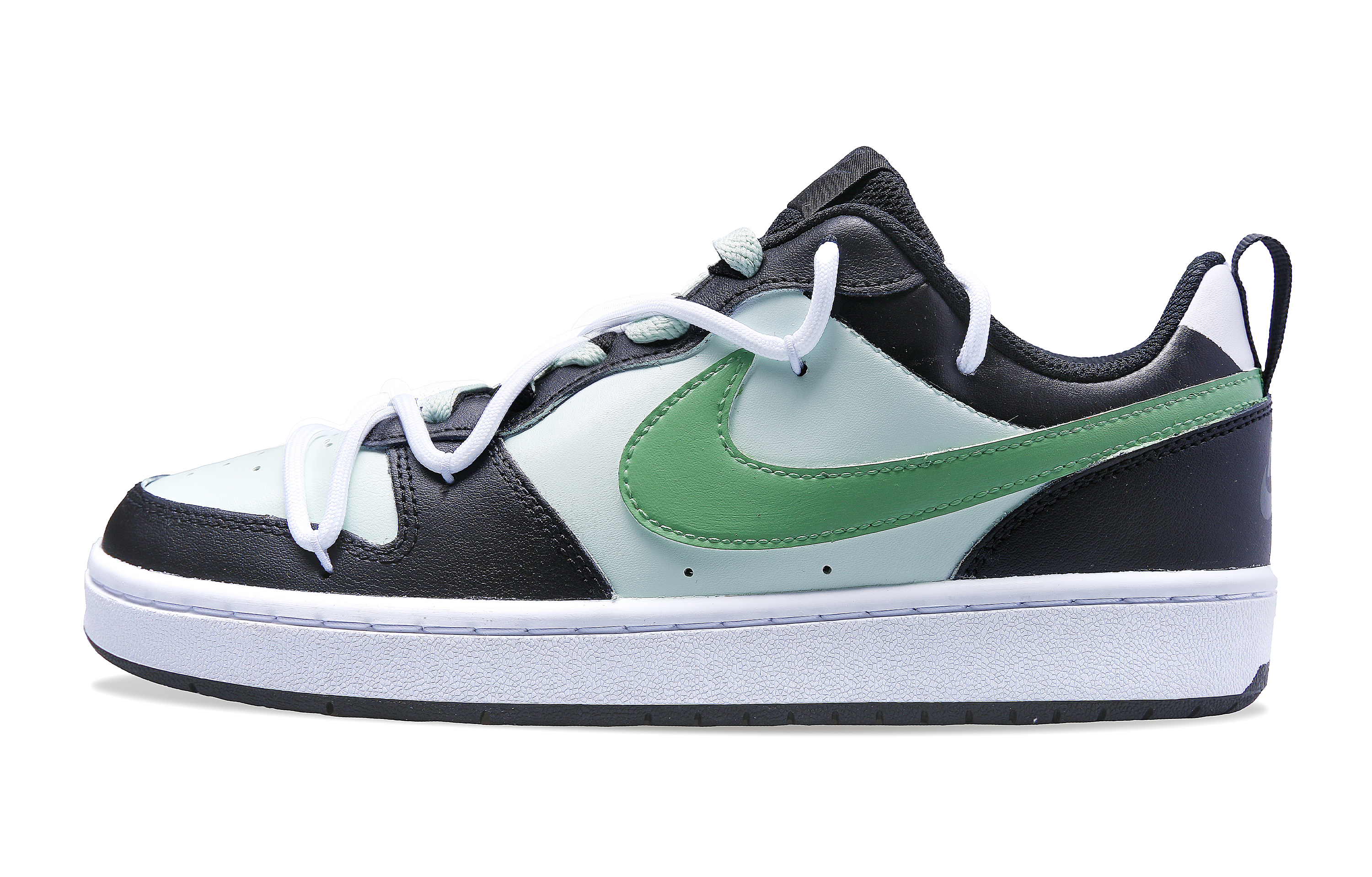 

Кроссовки Nike Court Borough Skateboarding Shoes Women's Low-top Green, черный