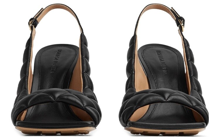 Туфли женские Bottega Veneta мягкие, черный — фото 3