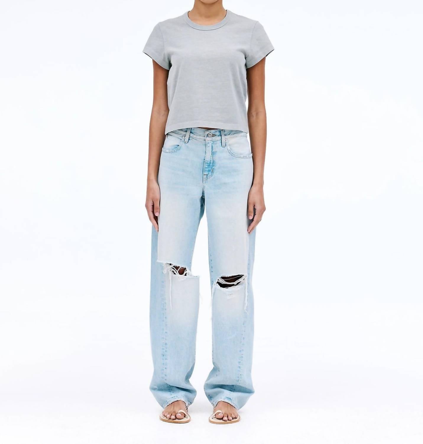 

Джинсы Tess Long Twisted Seam в расцветке Heartbreak Hotel SLVRLAKE, Heartbreak Hotel