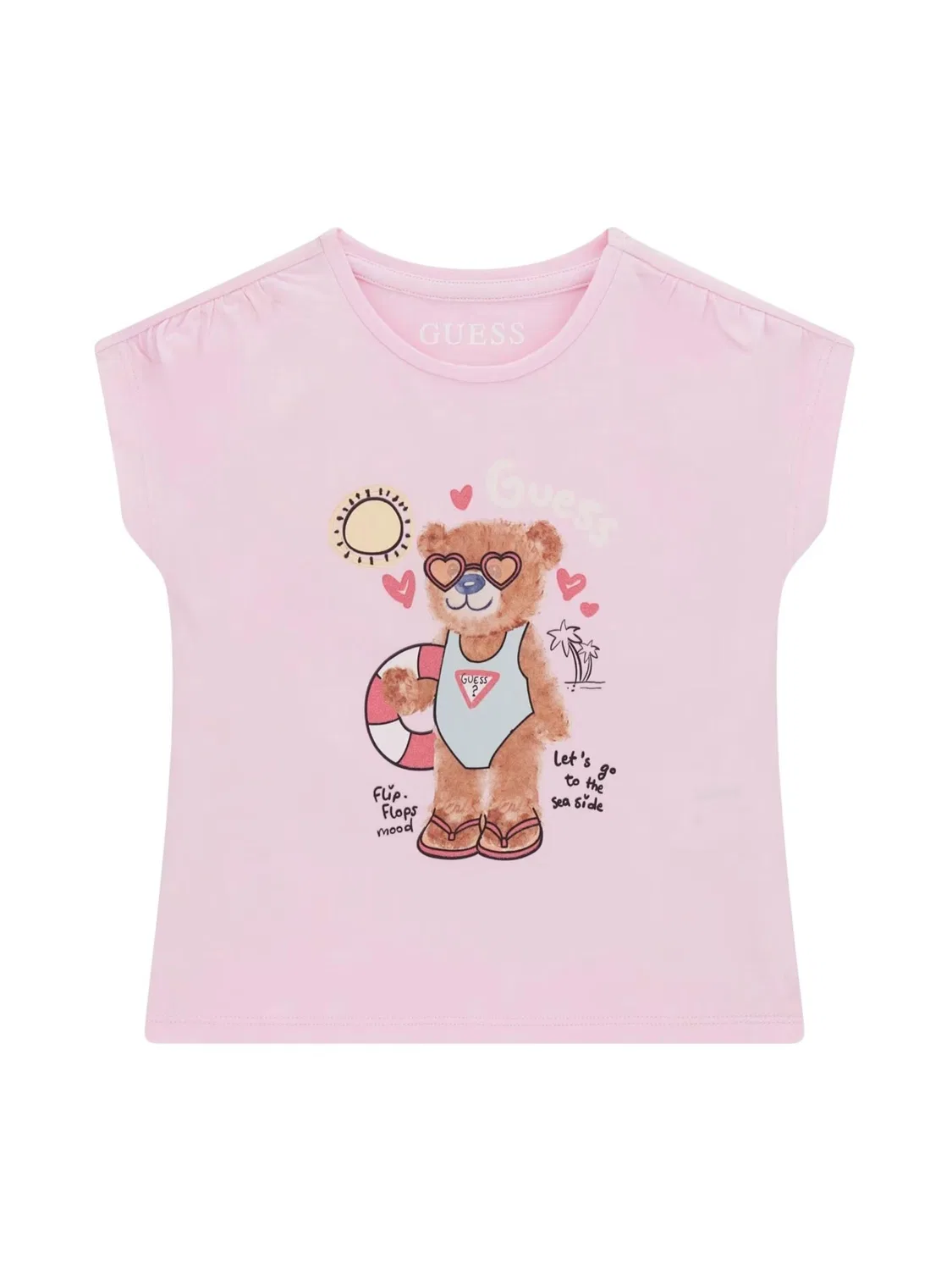 Футболка 'BATWING SS T-SHIRT' Guess Kids, Rose