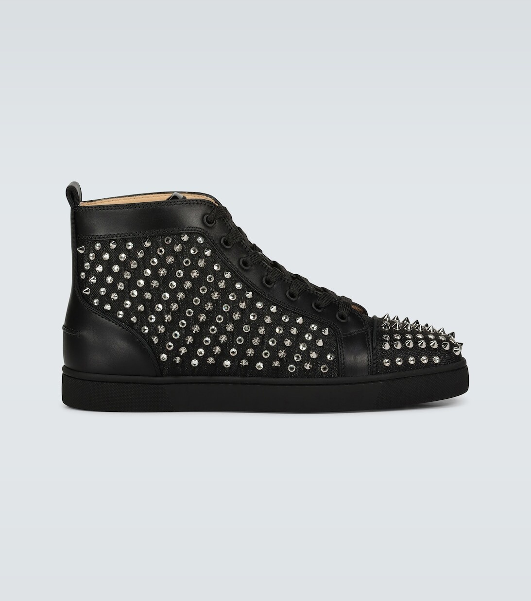 

Кроссовки Louis Canvas с люрексом Christian Louboutin, черный