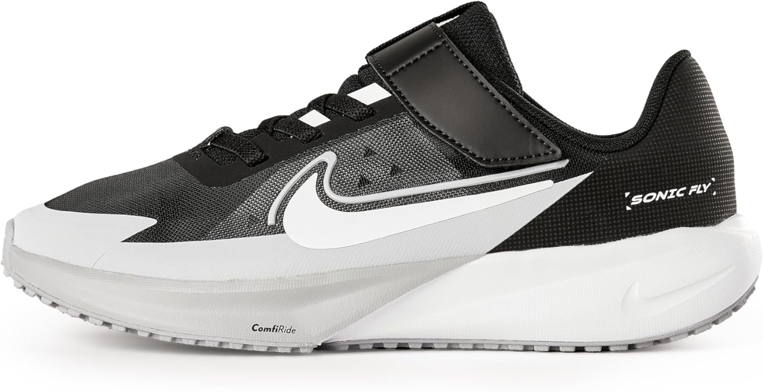 

Кроссовки для бега Nike Sonic Fly для детей унисекс - кроссовки для мальчиков и девочек, белый/черный/серый