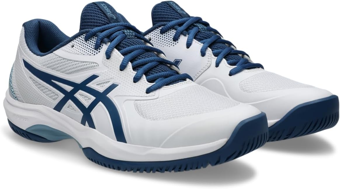Мужские кроссовки для пикабола ASICS Game FlyteFoam, белый/синий — фото 2