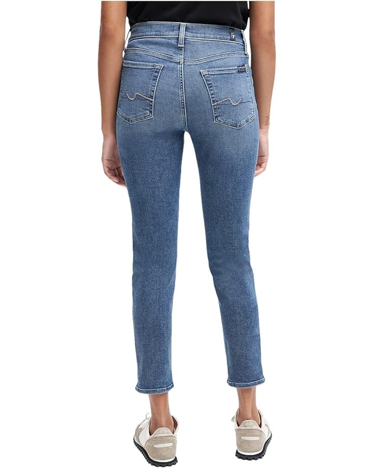 

Джинсы 7 For All Mankind High-Waist Ankle Skinny in Lyle, цвет Lyle