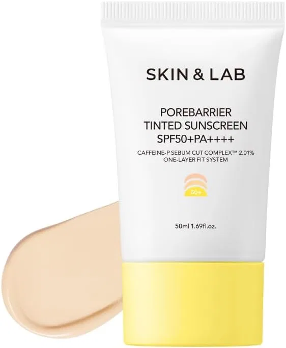 Солнцезащитный крем Skin & Lab Poa Barrier Tinted Sunscreen, 50 мл, бежевый Skin&Lab