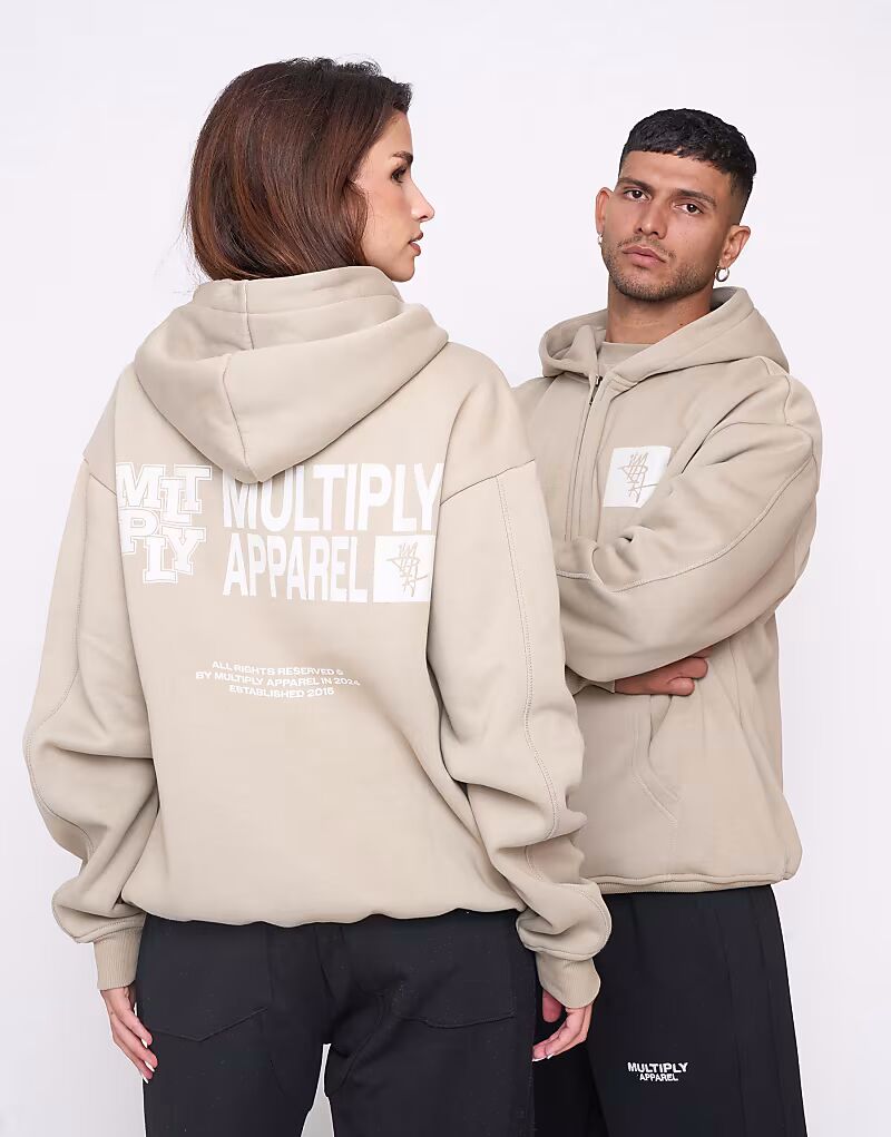 

Куртка Coach свободного кроя с капюшоном Multiply Apparel в цвете Seneca Stone