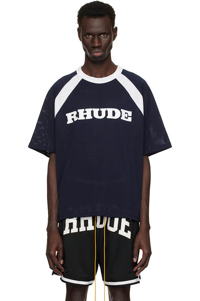 

Футболка с сетчатым логотипом Racing Rhude, мультиколор