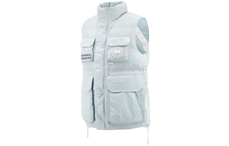 Canada Goose Жилет Ray Unisex с воротником-стойкой, цвет Melted Water Blue — фото 4