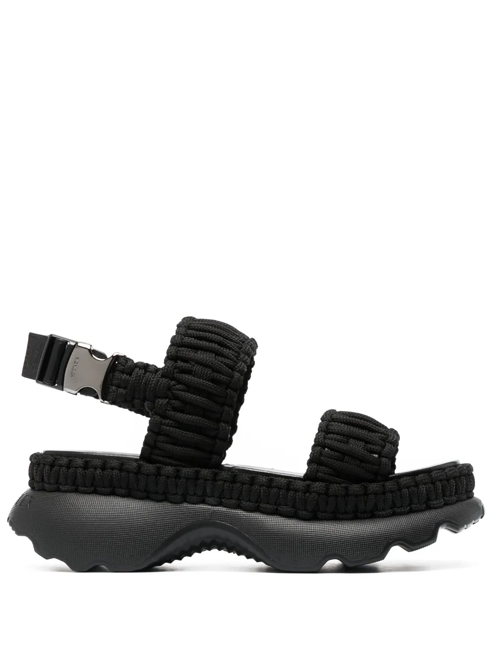 Плетеные сандалии Belay MONCLER, черный