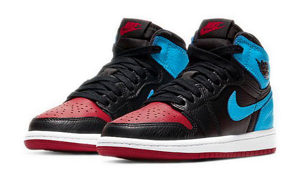 Кроссовки 1 ретро высокие og Air Jordan, черный — фото 3