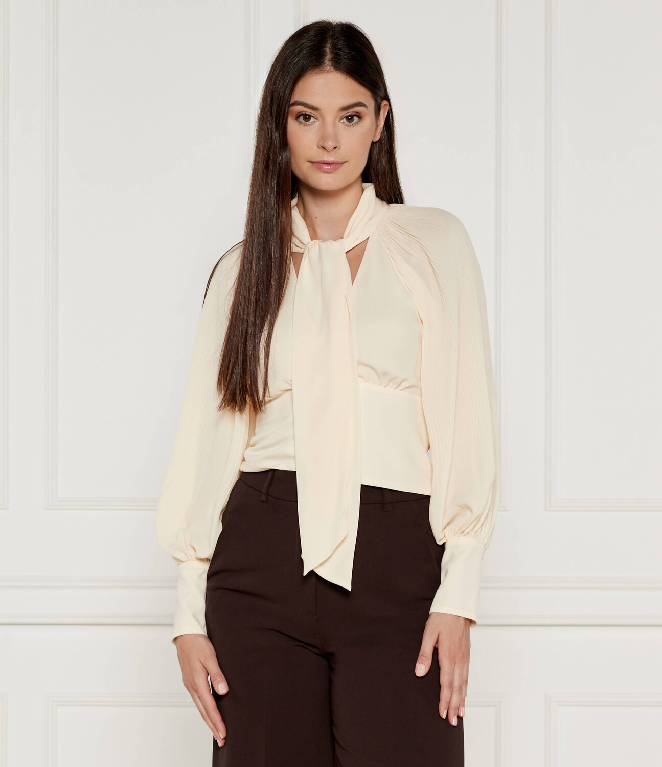 

Блуза Liu Jo Regular Fit, бежевый