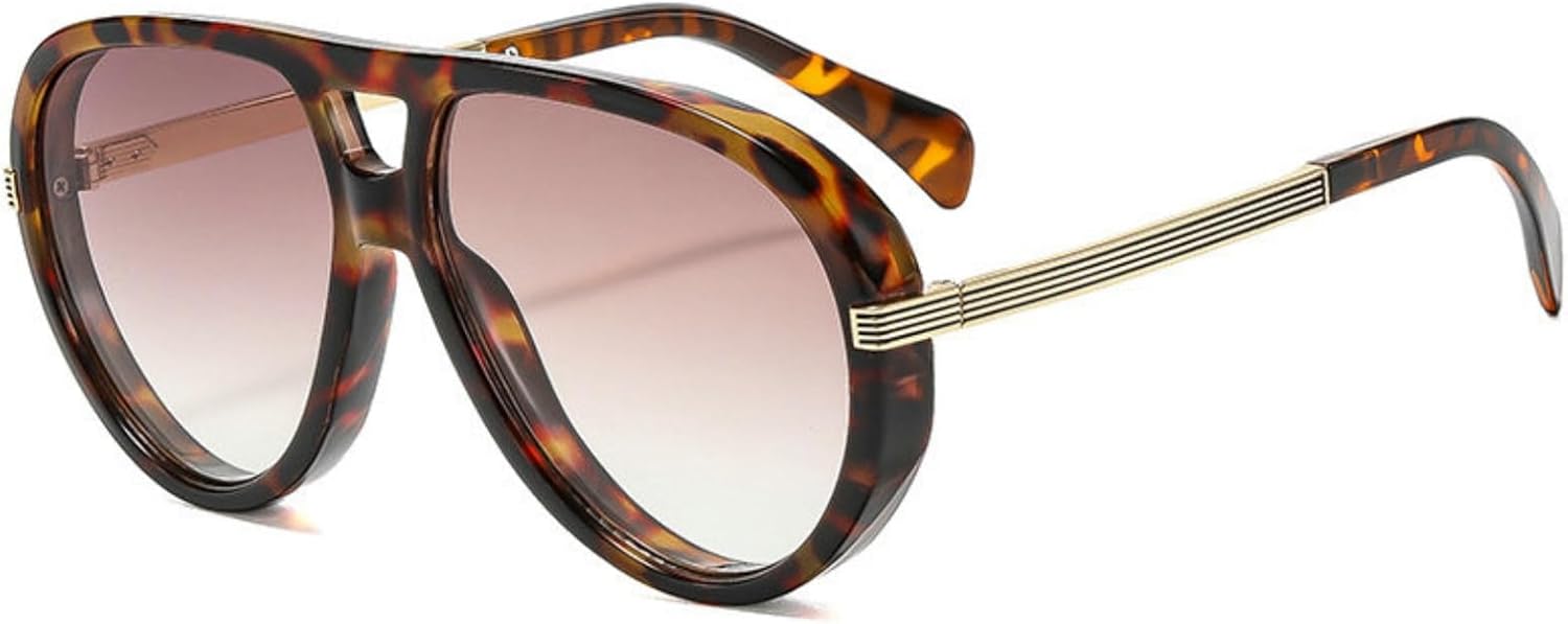 

Солнцезащитные очки Willochra в большой оправе, популярные пилотские очки для женщин и мужчин, винтажные солнцезащитные очки в стиле панк, роскошные, металлические, для активного отдыха, 70-х годов, C5