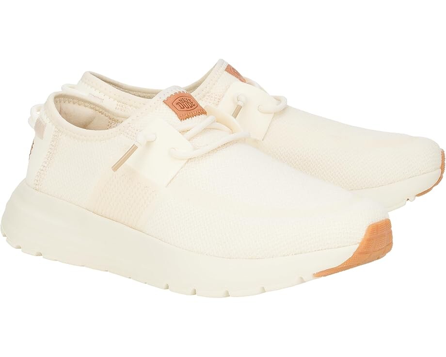 Туфли на плоской подошве Hey Dude Sirocco W Neutrals Cream, кремовый