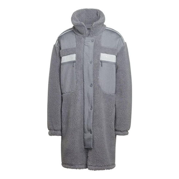 

Куртка elongated polar fleece jacket Adidas, серый