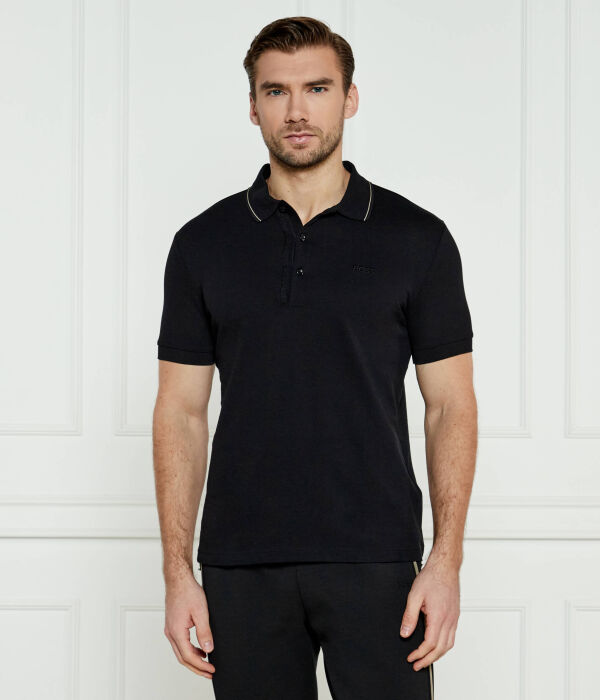 

Футболка-поло Boss Green Paul 4 Slim Fit, черный