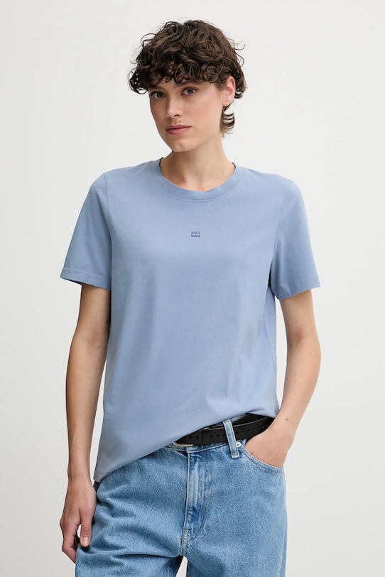 

Хлопковая футболка Tommy Hilfiger, синий