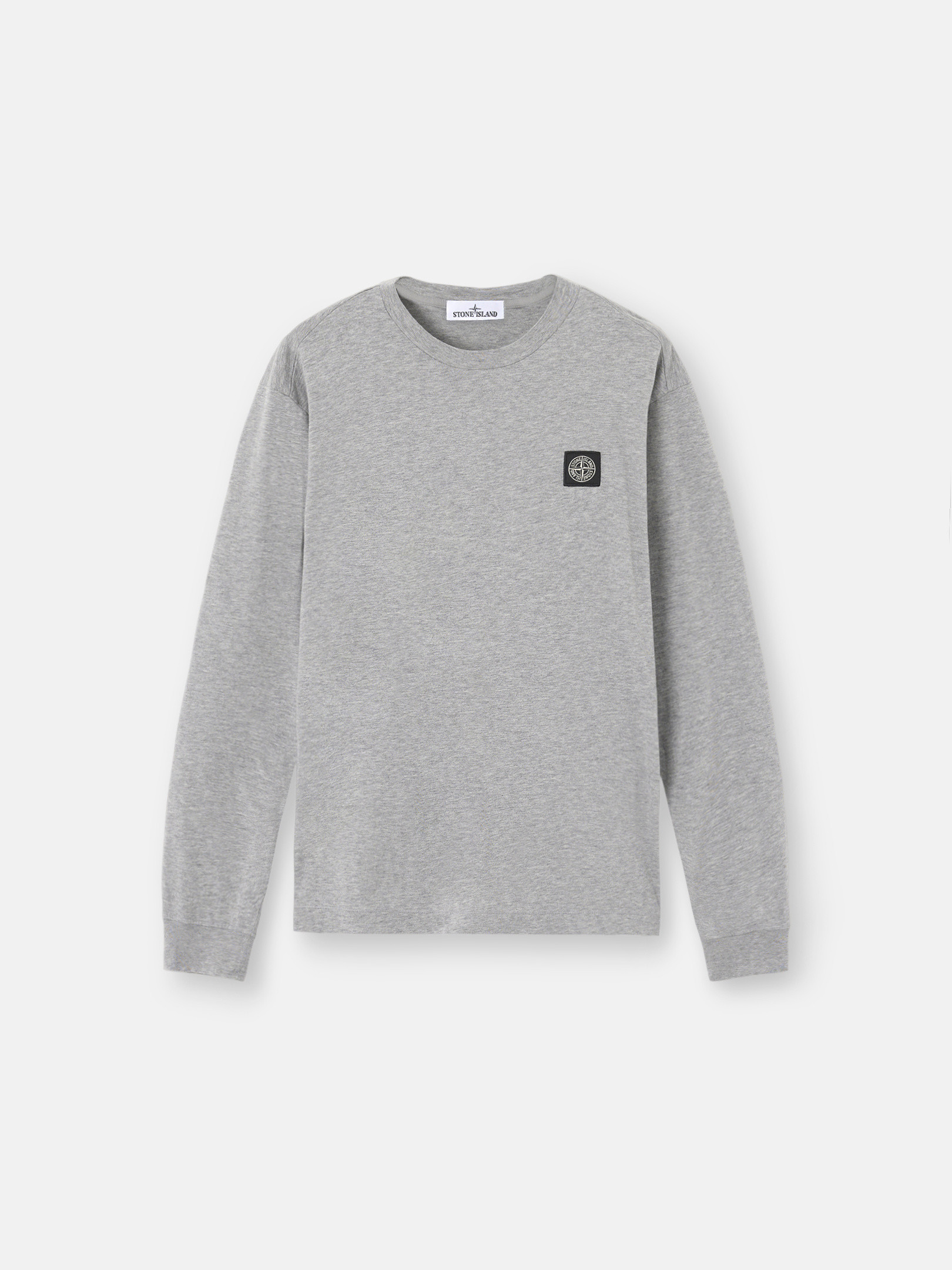 

Футболка Slim Fit с длинным рукавом Stone Island 2100028 60/2 COTTON JERSEY, Dust Grey Melange