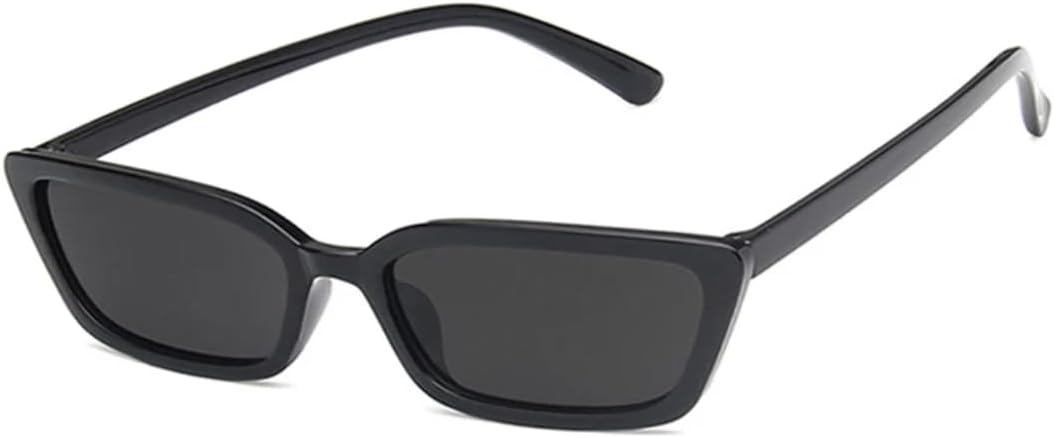 

Солнцезащитные очки с защитой UV400 | Линзы конфетного цвета, маленькая оправа | Для женщин и мужчин, для занятий спортом на открытом воздухе и вождения DSVIGF, Black Gray