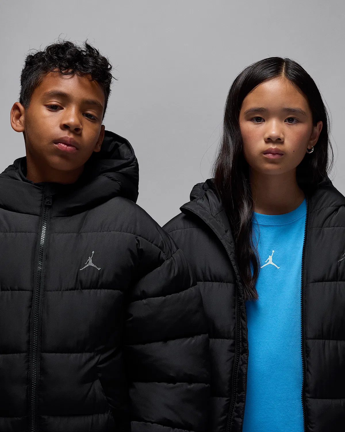 Детская куртка Brooklyn Puffer Jordan, Black — фото 3