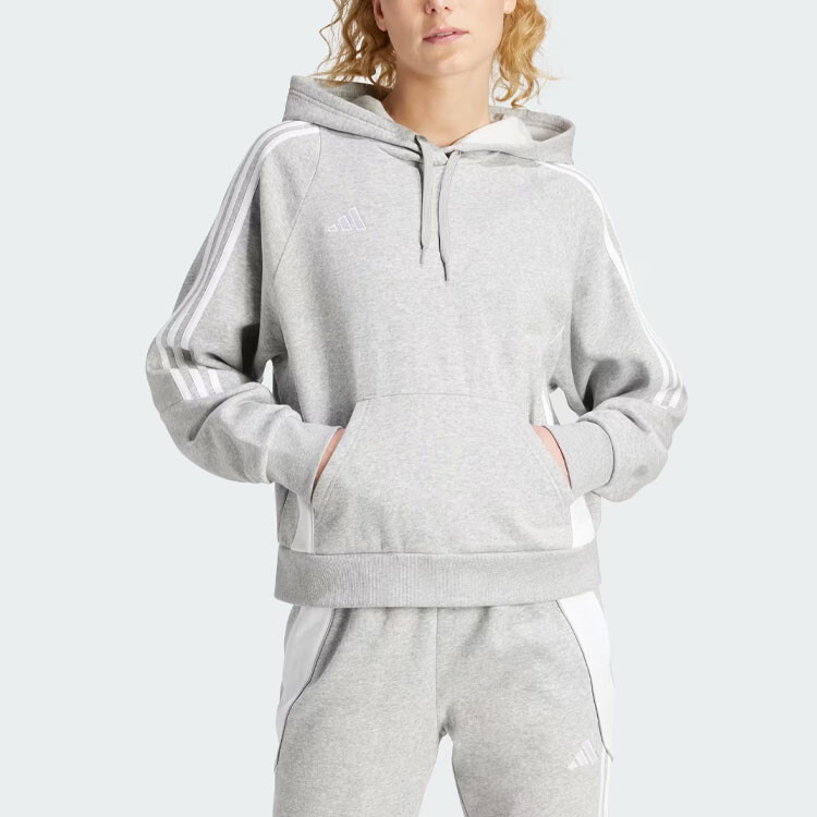 Толстовка Tiro 24 женская серая Adidas — фото 2