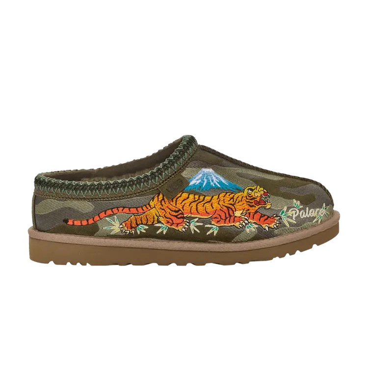 

Шлепанцы UGG Palace x Tasman Slipper Burnt Olive Camo, зеленый