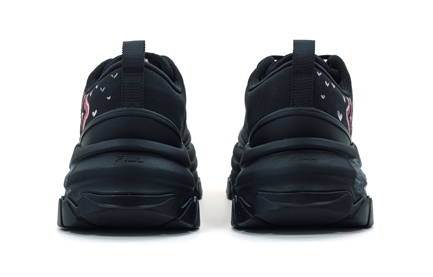 

Кроссовки FILA Lava Lifestyle Shoes Women's Low-top Pink/Black, черный/розовый