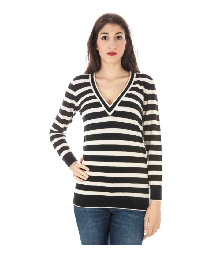 

Черная женская блузка с длинными рукавами Fred Perry, мультиколор