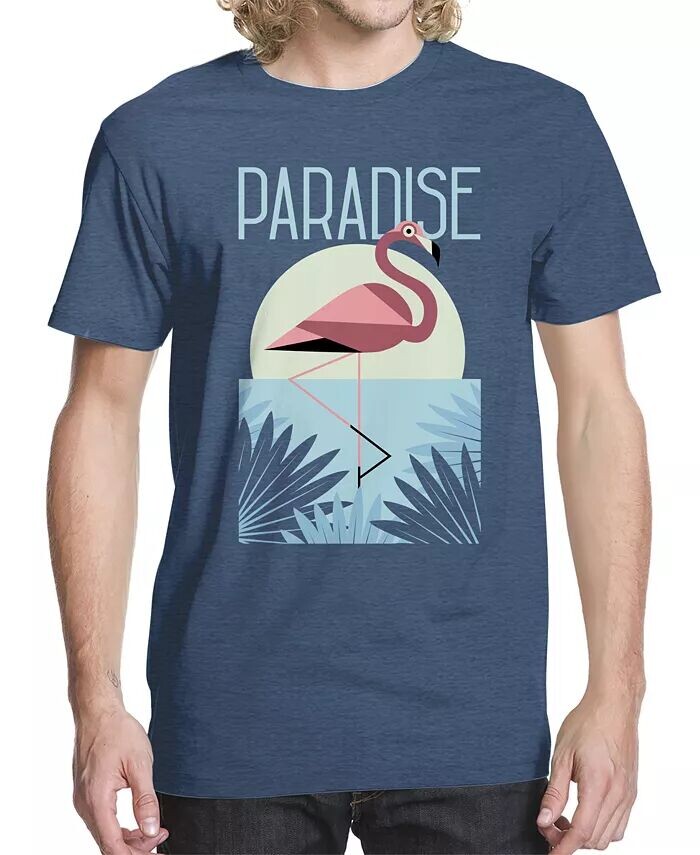 

Мужская футболка с рисунком Flamingo Palms Paradise Beachwood