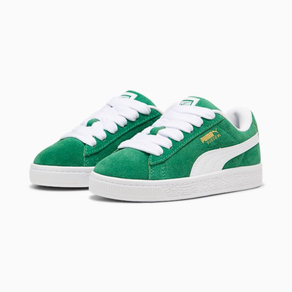 Кроссовки для маленьких детей Suede Xl Puma, зеленый — фото 2