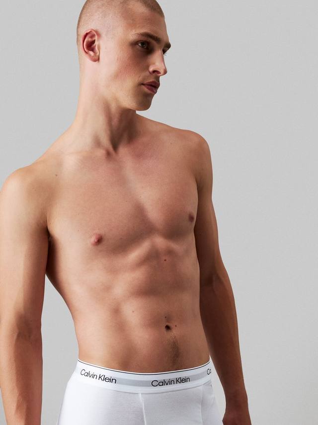 Хлопчатобумажные эластичные плавки icon для игры в дартс Calvin Klein, белый — фото 4