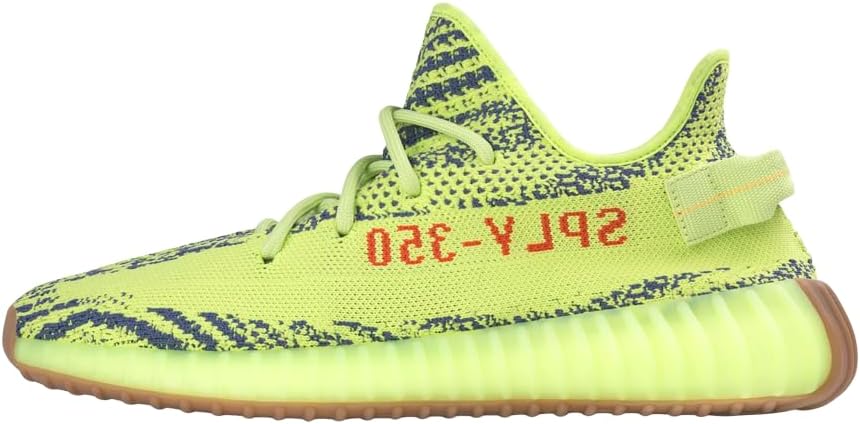 Мужские кроссовки Adidas Yeezy, красный/желтый — фото 2