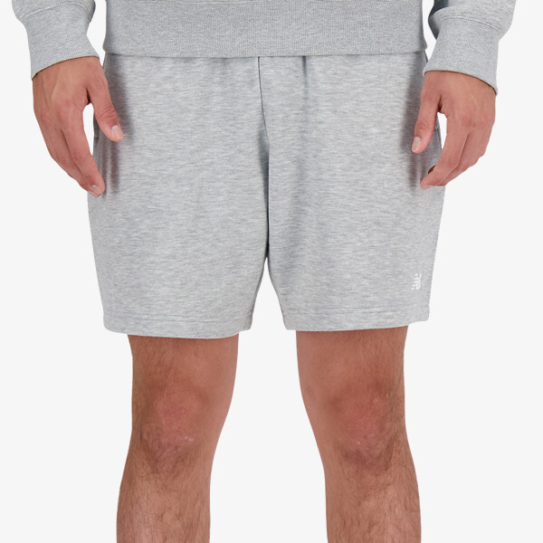 

Французские махровые шорты New Balance, серый