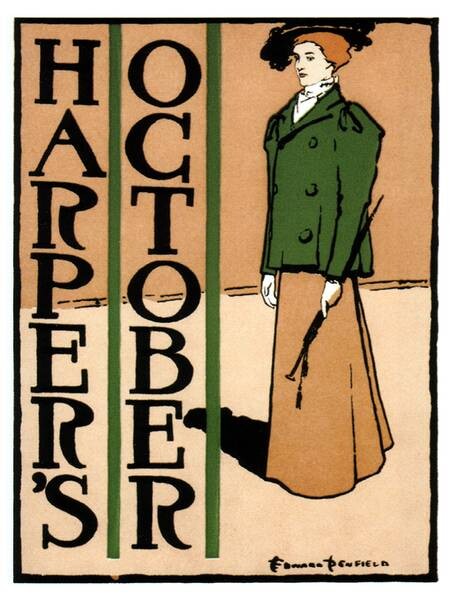 

Картина на холсте LegendArte Harper's October 1897, многоцветный