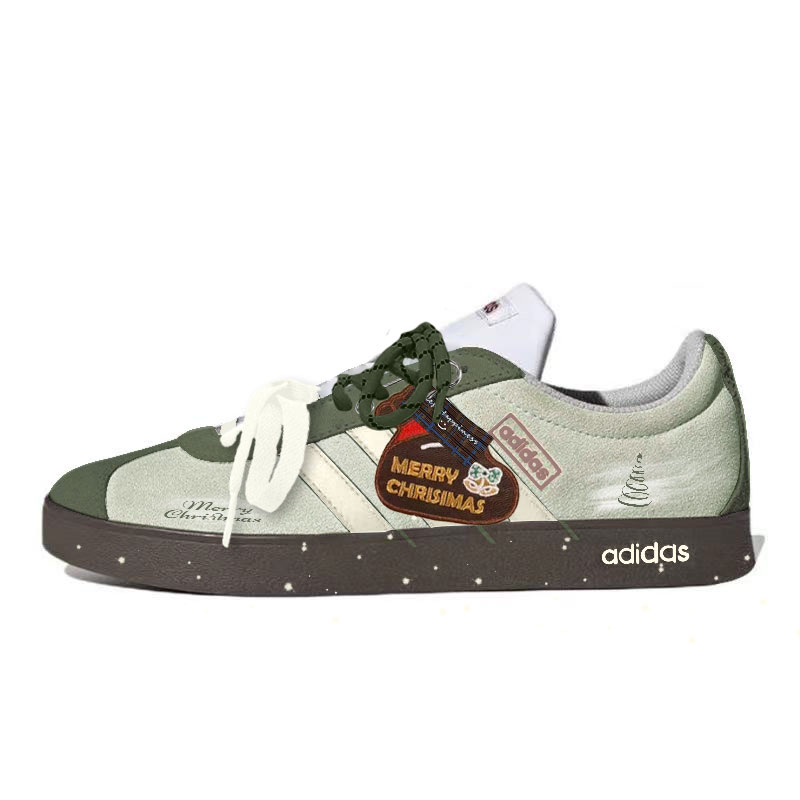 

Adidas Vl Court Classic Christmas Tree Low top German Army Trainers Unisex Forest Green
