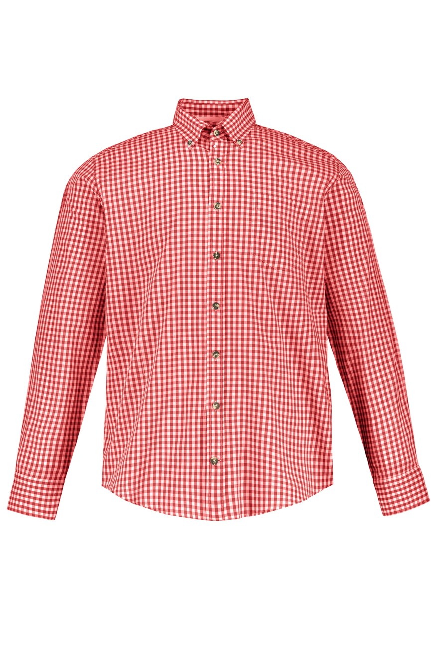 

Рубашка на пуговицах классического кроя JP1880, цвет Light red/White