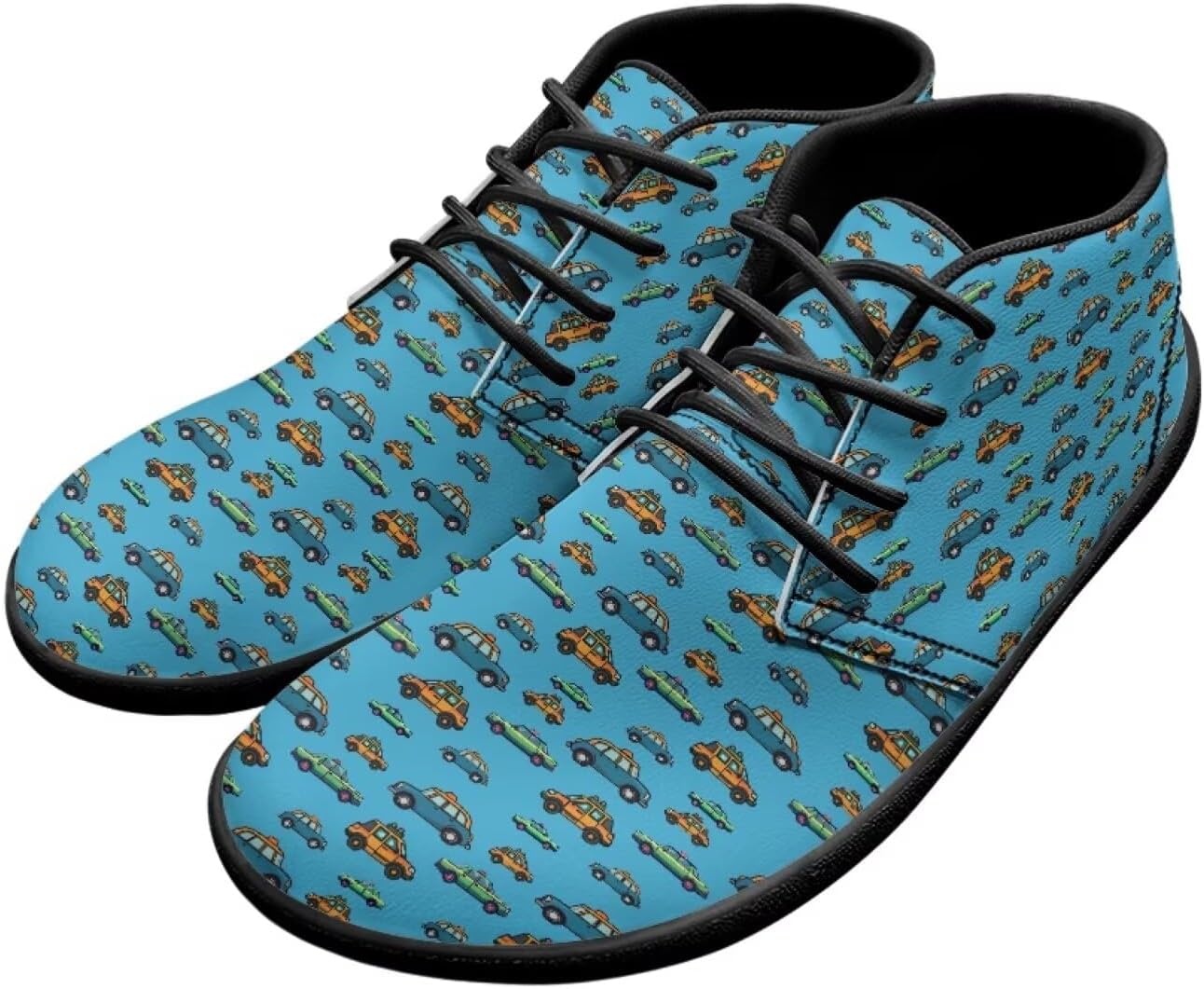 

Мужские кроссовки для ходьбы с широким носком, стильная нескользящая подошва с нулевым перепадом высоты, обувь для бега Xixirimido, Cars